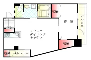 牛田コーポラス2B【2階】の間取り