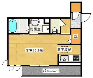 シャルール【1階】の間取り