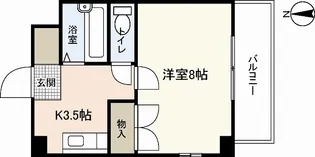 フォーチュナ上安駅前の間取り