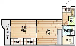 谷本レジデンス【3階】の間取り