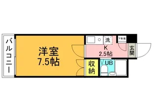 ビバーチェ堀越【4階】の間取り