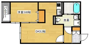 ヴィラ博丈庚午北【1階】の間取り