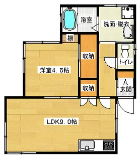 奥井アパート【2階】の間取り