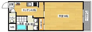 クレールIWAI【4階】の間取り