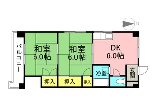 真砂ビル【6階】の間取り