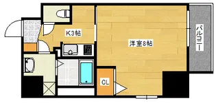 ウェンディ幟町アネクス【12階】の間取り