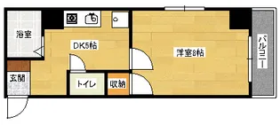 オプス6丁目【2階】の間取り