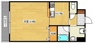 ミロワール舟入【5階】の間取り