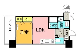 katayamaBLDG27【10階】の間取り