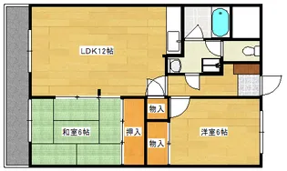 第2コーポ田中【2階】の間取り