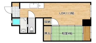 第一津広ビル【5階】の間取り