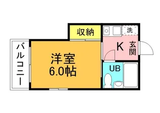 旭マンションの間取り