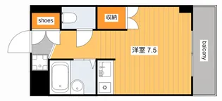 ラポール祇園【4階】の間取り