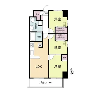 S-FORT鶴見町【9階】の間取り