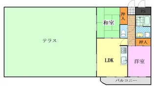 フラーリッシュ岡本【7階】の間取り