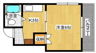 ジョイフル住吉【2階】の間取り
