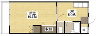 芸南マンション【4階】の間取り
