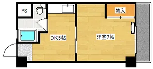 第2鳴戸ビル【102号室】の間取り