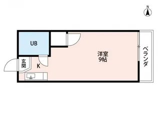 コーポアルファ【1階】の間取り