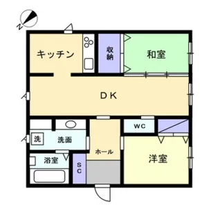 東白島パークホームズの間取り