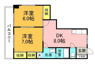 広瀬第3YSビル【4階】の間取り