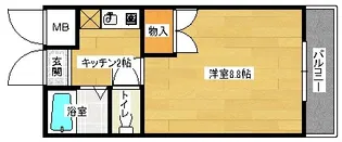 第18やたがいビル【11階】の間取り
