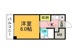手島ビル【203号室】の間取り