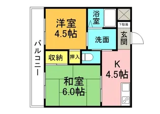 手島ビル【3階】の間取り