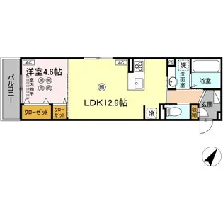 campanella高須【3階】の間取り