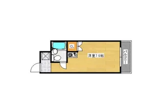 フローレンスS1【203号室】の間取り