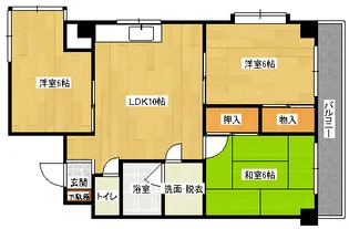 リバーサイド小島【3階】の間取り