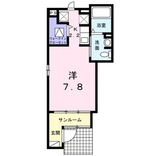 ヒルサイドKの間取り
