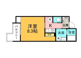 LienCort宇品【1階】の間取り