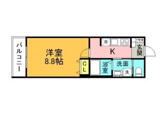 LienCort宇品【2階】の間取り