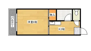 オダハウス2【3階】の間取り