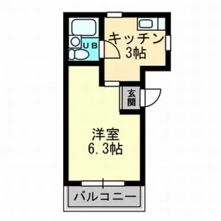カーサ二葉の里【1階】の間取り