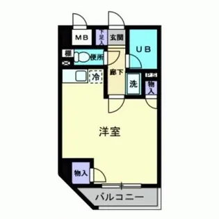 リブレ東蟹屋【601号室】の間取り