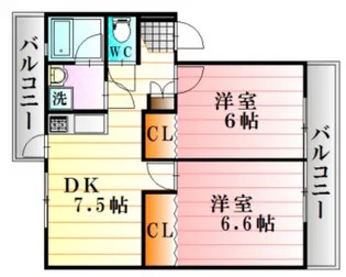 アポイントビル戸坂の間取り