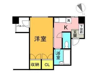 メゾン小町【401号室】の間取り