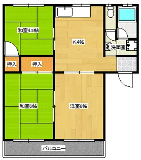 丸佐ビル【3階】の間取り