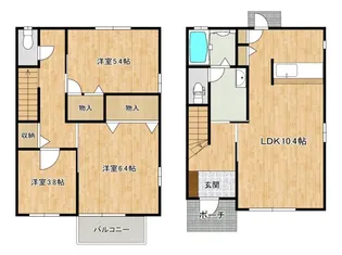 カーサ高須台【1階】の間取り