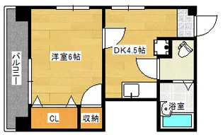 服部ビル【301号室】の間取り