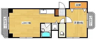 福地産業加古町ビル【2階】の間取り