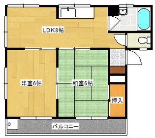 渡辺ビル【2階】の間取り