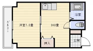 あずまビル【6階】の間取り