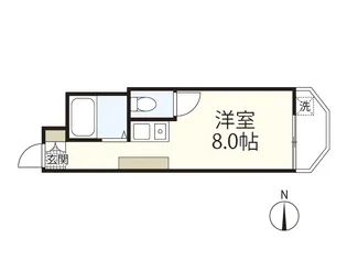 OKKビル【102号室】の間取り