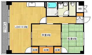 カオルハイム【7階】の間取り