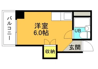 プログレス本川【402号室】の間取り