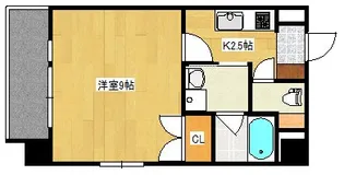 パレグレース中広【5階】の間取り