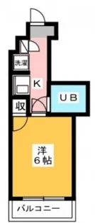 ダイアパレスグランドール四番街大手町【6階】の間取り